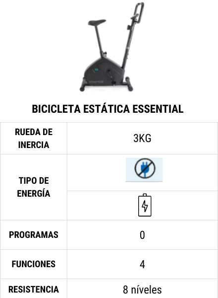 Decathlon Sintra - Pedala AO TEU RITMO com a Bicicleta Estática Essential  da DOMYOS! Tem uma ótima fluidez de pedalagem e uma consola com 4 funções  (calorias, distância, tempo e velocidade). Agarra